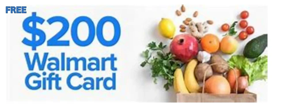 $200 Walmart gift card