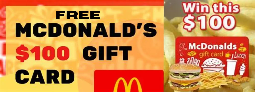 McDonald's Gift Card