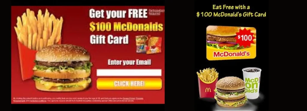 McDonald's Gift Card